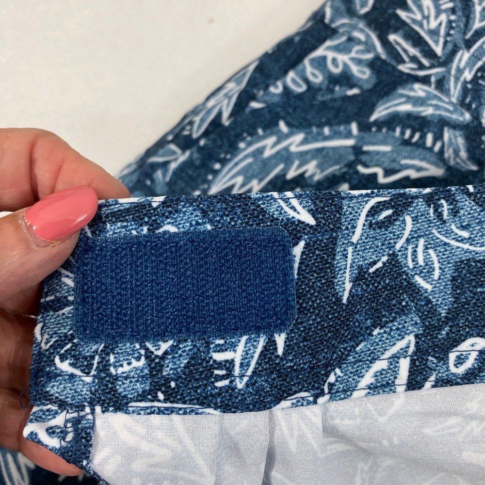 RipSkirt Wrap Skirt Womens Large Blue Floral  Quick Dry Adjustable Beach Resort - Picture 13 of 13